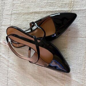 Black Old Navy Low Heel Sling - Sz 10